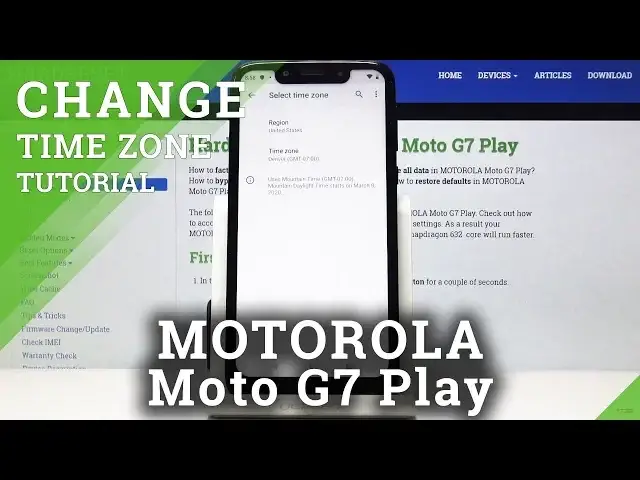 'Video thumbnail for How to Change Date & Time in MOTOROLA Moto G7 Play - Time Settings'