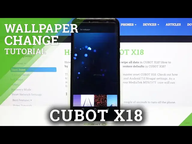 Video thumbnail for How to Change Wallpaper on CUBOT X18 – Set Up Wallpaper