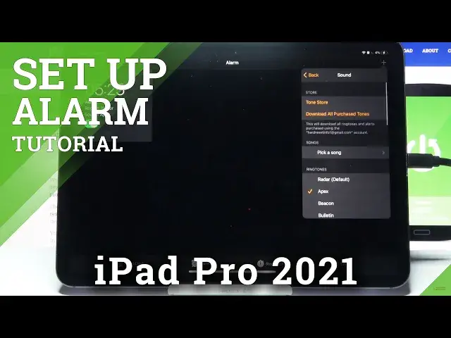 'Video thumbnail for How to Set Up Alarm Clock on iPad Pro 2021 – Alarm Clock Settings'