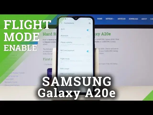 'Video thumbnail for How to Switch On Flight Mode in SAMSUNG Galaxy A20e - Airplane Mode'