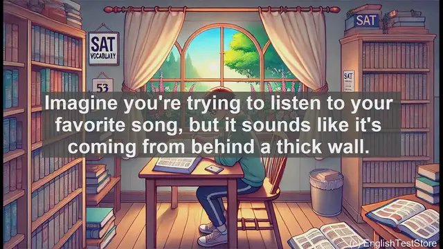 Video thumbnail for 5000 Must Know SAT Vocabulary - Understanding 'Muffle': Exploring Sound Reduction in Language