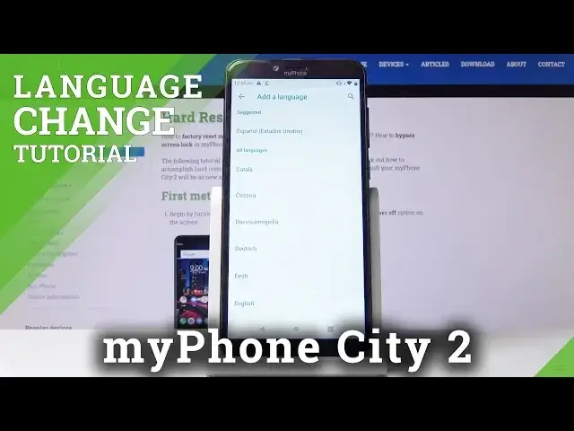 Video thumbnail for How to Change Language in myPhone City 2 – Language List