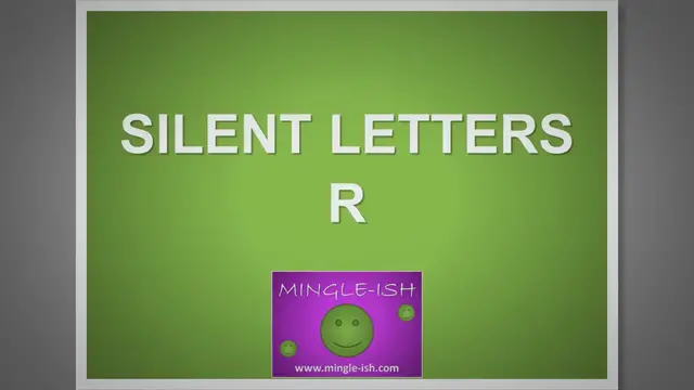 Video thumbnail for Silent letters - R