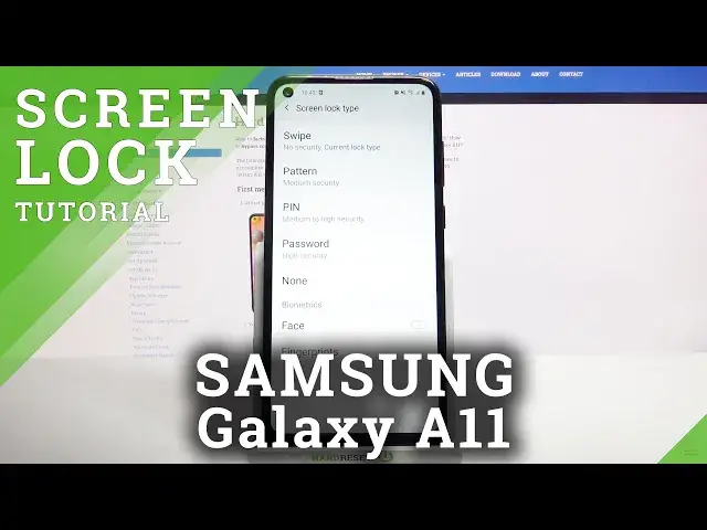 'Video thumbnail for Set Up Screen Lock – SAMSUNG Galaxy A11 and Method to Unlock Device'