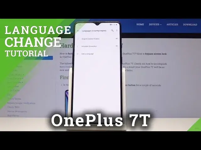 'Video thumbnail for How to Change Language in OnePlus 7T - Language Settings'