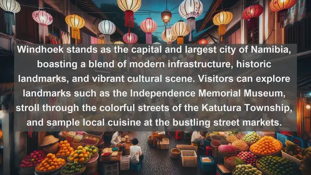 Video thumbnail for Discovering Namibia: Top 10 Largest Cities in the African Gem of Natural Beauty