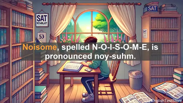 Video thumbnail for 5000 Must Know SAT Vocabulary - Noisome: The Powerful Adjective for Unpleasant Odors and Situations