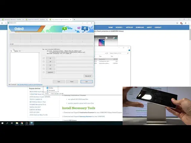 'Video thumbnail for How to Change Firmware in SAMSUNG Galaxy Note10+ - Flash by Odin'
