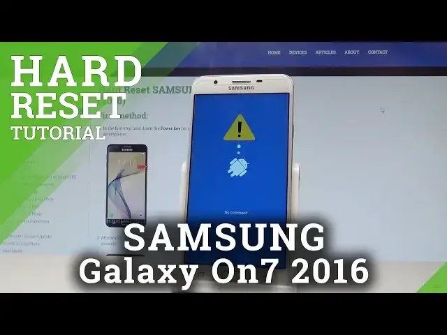 Video thumbnail for How to Hard Reset SAMSUNG Galaxy On7 (2016) - Bypass Screen Lock |HardReset.info