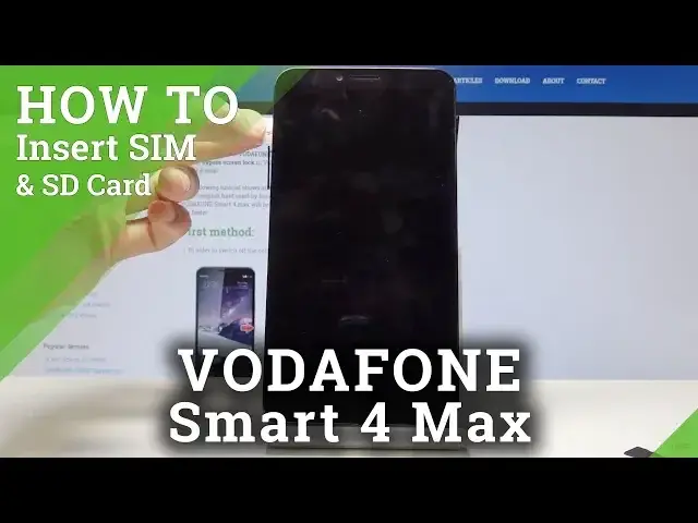 Video thumbnail for How to Insert SIM & SD Card in VODAFONE Smart 4 max - SIM & SD Installation