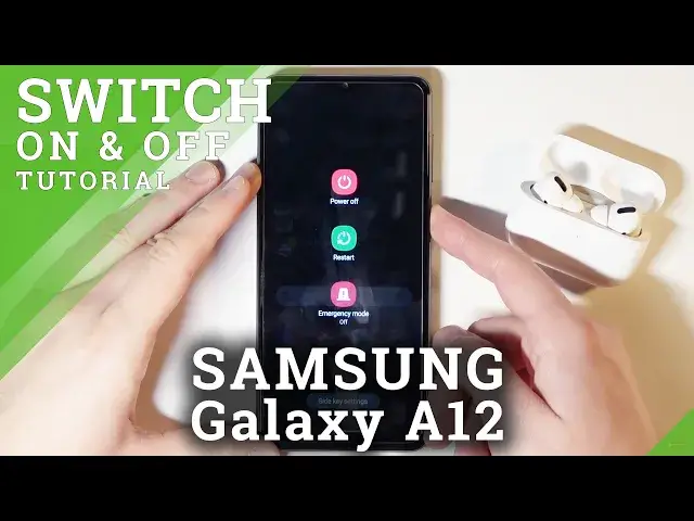 'Video thumbnail for How to Switch Off SAMSUNG Galaxy A12 – Shut Down / Power Off'