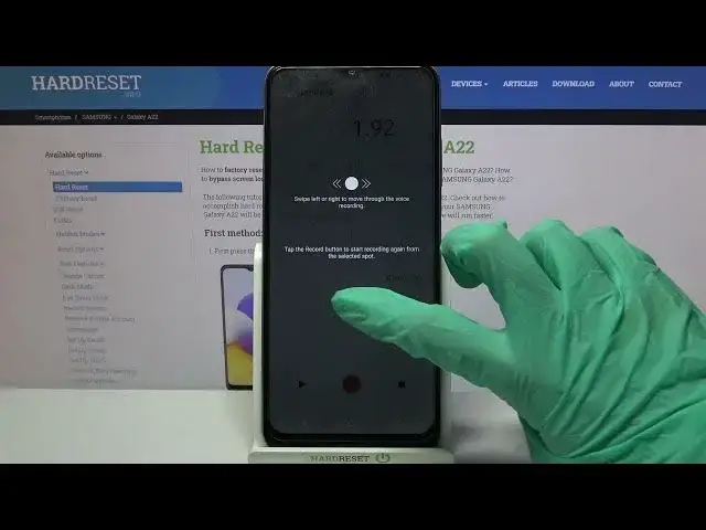 'Video thumbnail for How to Record Sounds in SAMSUNG Galaxy A22 – Use Voice Recorder'