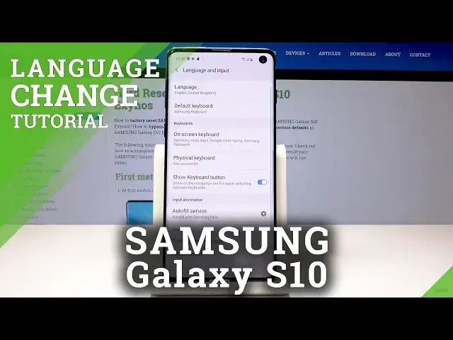 'Video thumbnail for How to Change Language in Samsung Galaxy S10 – Update Language'