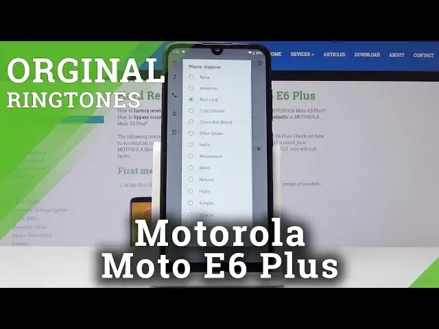 'Video thumbnail for How to Change Ringtone in Motorola Moto E6 Plus - Personalize Notification Sounds'