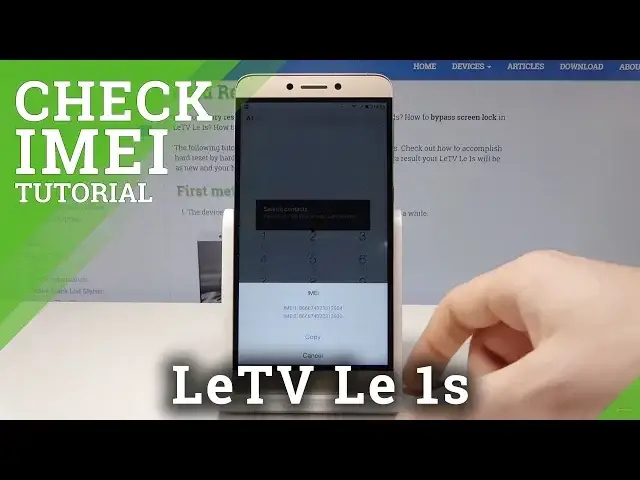 Video thumbnail for IMEI and Serial Number Check on LeTV Le 1s - Find IMEI and Serial Number