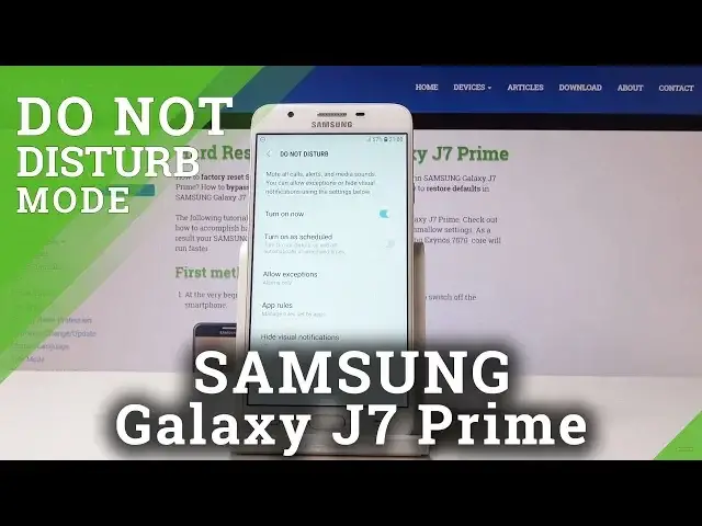 Video thumbnail for How to Activate DND Mode in SAMSUNG Galaxy J7 Prime - Do Not Disturb Mode