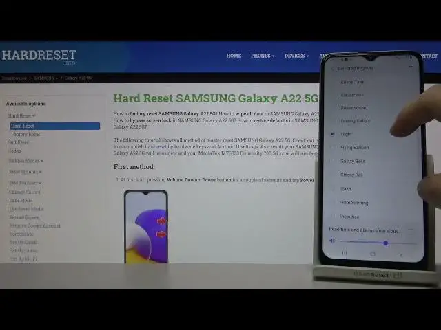 Video thumbnail for Samsung Galaxy A22 5G Check Every Alarm Tone!