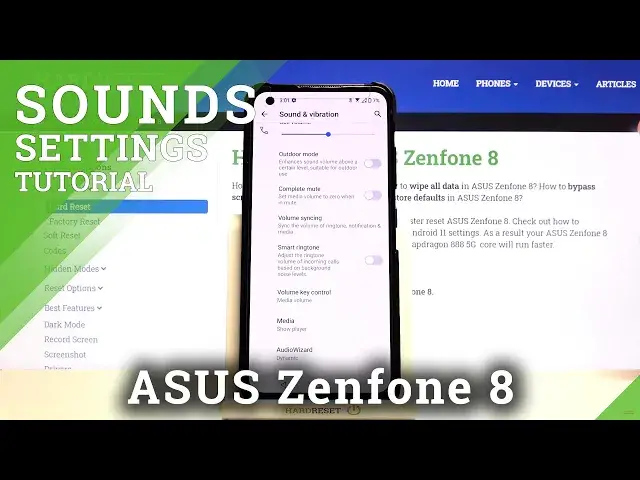Video thumbnail for How to Find Sound Settings in ASUS Zenfone 8 – Customize Sounds