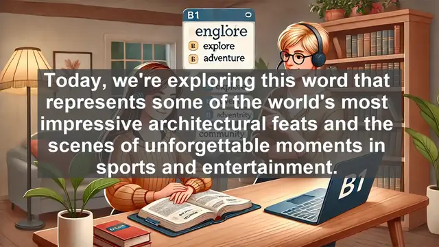 Video thumbnail for 2500 Must Know CEFR B1 Vocabulary - What is a Stadium? Exploring the Iconic Sporting Venue