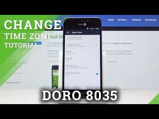 'Video thumbnail for How to Set Up Date & Time in DORO 8035'