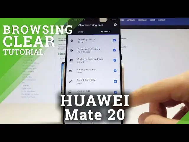 'Video thumbnail for How to Clear Browsing Data on HUAWEI Mate 20 - Reset Browser History / Delete Cookies'