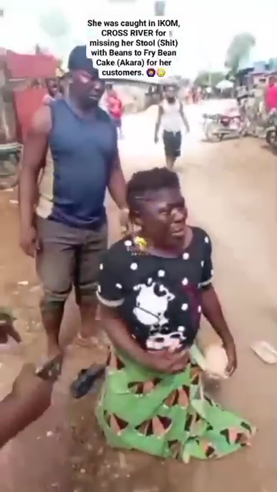 Video thumbnail for Nigerian woman who put poop in Akara