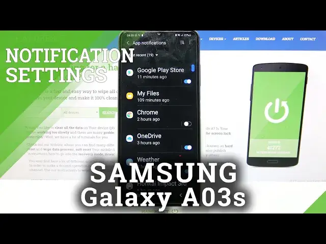 'Video thumbnail for How to Turn On App Notifications on SAMSUNG Galaxy A03S – Turn Off Apps Notifications'