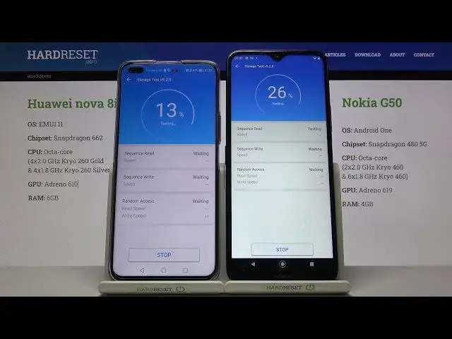 Video thumbnail for HUAWEI Nova 8i vs NOKIA G50 AnTuTu Storage Test