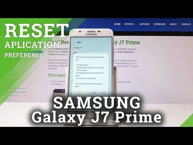 'Video thumbnail for How to Reset App Permissions in SAMSUNG Galaxy J7 Prime - Reset App Preferences'