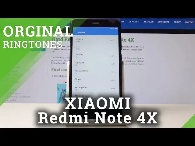 'Video thumbnail for Ringtones XIAOMI Redmi Note 4X - XIAOMI Tune List'
