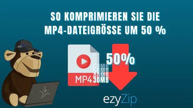 'Video thumbnail for 📉 MP4-Dateigröße um 50 % komprimieren | MP4-Dateigröße online reduzieren (Einfache Anleitung)'