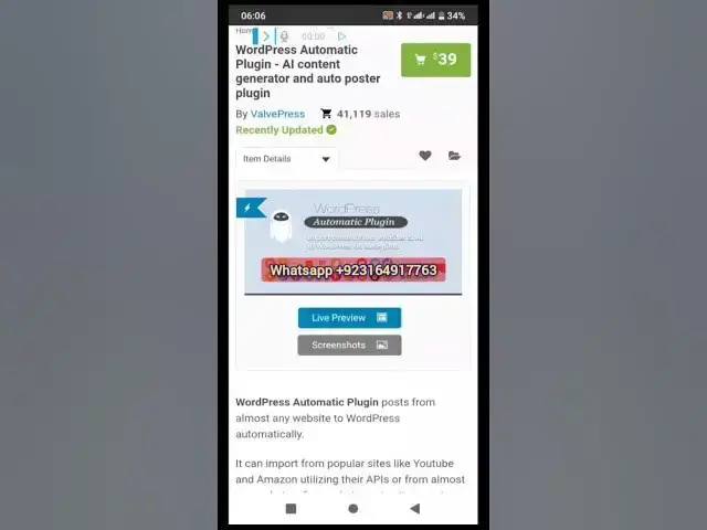 Video thumbnail for WordPress Automatic Plugin - AI content generator and auto poster plugin free #wordpress #plugins