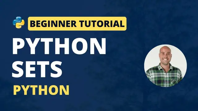 Video thumbnail for Python Sets (Python Beginner Tutorial)  | jcchouinard.com