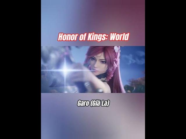 Video thumbnail for Garo trong Honor of Kings: World chuẩn bị ra mắt ngày 10/4 #thegioigameviet #honorofkingsworld
