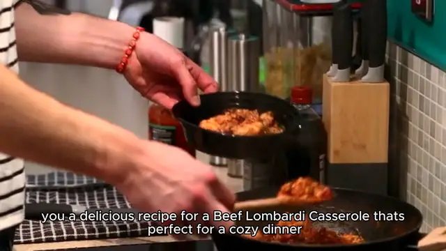 'Video thumbnail for Beef Lombardi Casserole Recipe'