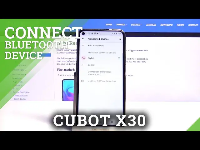 'Video thumbnail for How to Pair Device with CUBOT X30 - Connect Bluetooth Device'