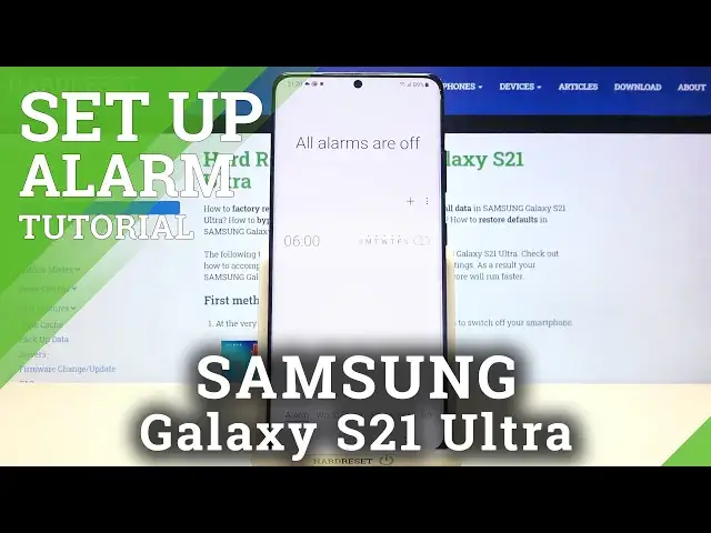 'Video thumbnail for How to Set Up Alarm Clock in Samsung Galaxy S21 Ultra?'