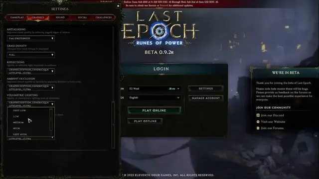 Video thumbnail for How To Manage Volumetric Lighting In Last Epoch