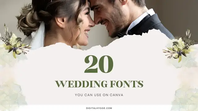 'Video thumbnail for Best Wedding Fonts on Canva'