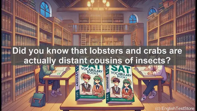 Video thumbnail for 5000 Must Know SAT Vocabulary - SAT Vocabulary: Crustaceous - Exploring Sea Creatures with Hard Shells