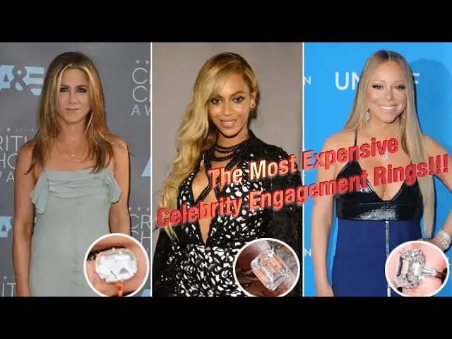 Video thumbnail for The Most Expensive Celebrity Engagement Ring of all Time !!!