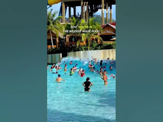 'Video thumbnail for This WAVE POOL Feels Like The OCEAN! 馃弰鈥嶁檪锔忊湪#shorts #waves #wavepool'