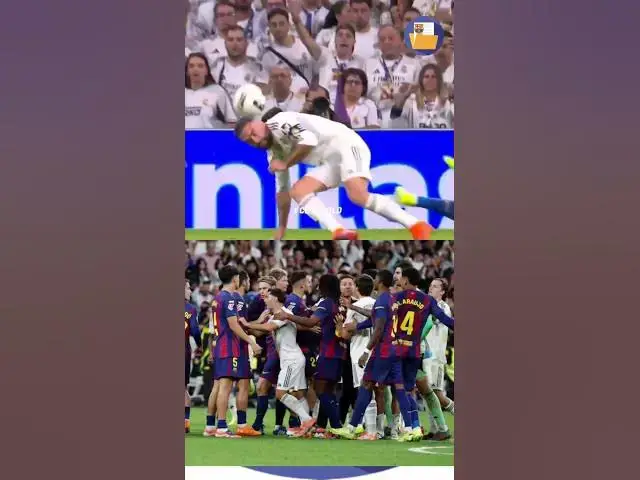 Video thumbnail for 🤯😬¿Os pareció penalti de Carvajal a Araujo? #fcbarcelona #elclásico #carvajal
