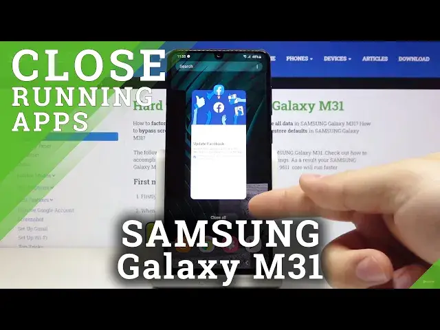 'Video thumbnail for How to Turn Off Running Apps in SAMSUNG Galaxy M31 – Close Background Apps'