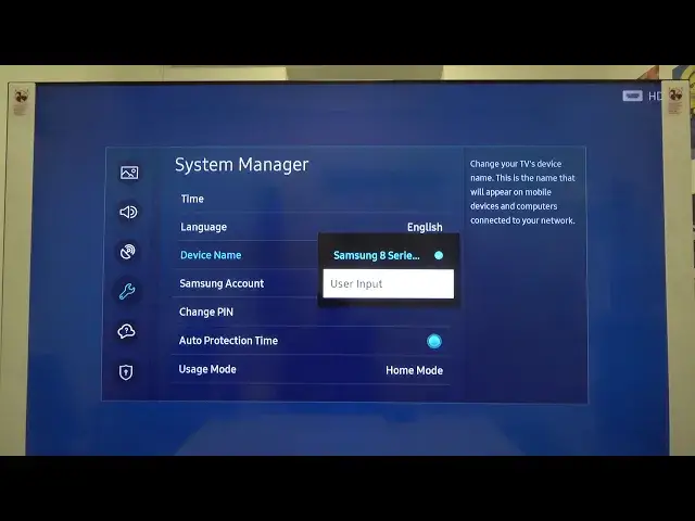 Video thumbnail for How to Change TV Name on SAMSUNG TU 8000 82 Inch Smart TV - Set New  Name for Your Samsung TV