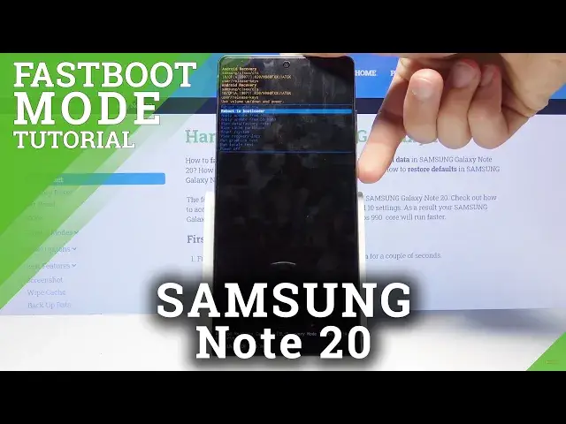 Video thumbnail for Fastboot Mode in SAMSUNG Galaxy Note 20 – How to Enter & Use Fastboot Menu