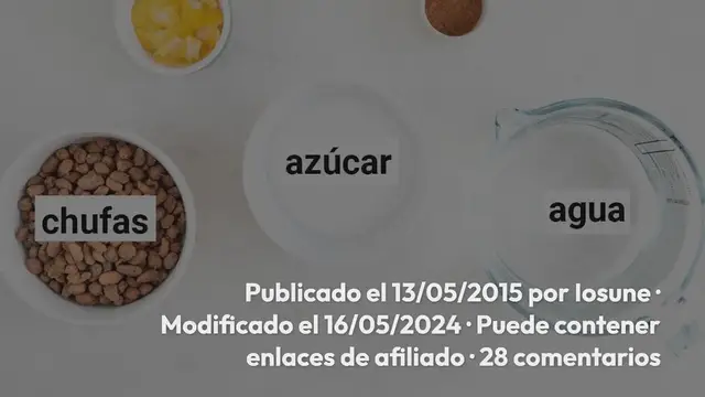 Video thumbnail for Cómo Hacer Horchata de Chufa Casera