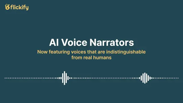 Video thumbnail for Flickify AI Voice Narrators