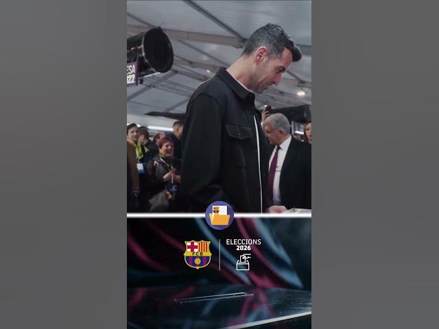 Video thumbnail for Sergio Busquets participó en las Elecciones 2026 del Barça ✅

📹 FC Barcelona