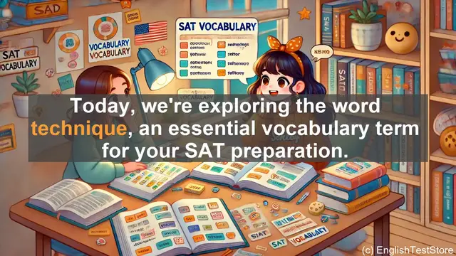 Video thumbnail for 5000 Must Know SAT Vocabulary - SAT Vocabulary: Understanding 'Technique' and Its Applications